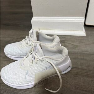 Nike White Lightweight Knit Training Sneakers